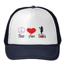 peace love sookie mesh hats