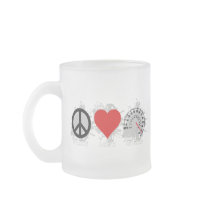 Peace Love Speed  Emblem 2 Mug