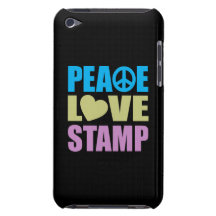 Peace Love Stamp iPod Touch Covers