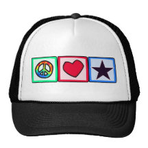 Peace, Love, Stars Hat