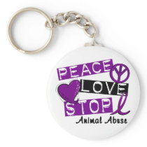 PEACE LOVE STOP Animal Abuse