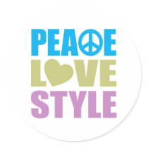 Peace Love Style stickers