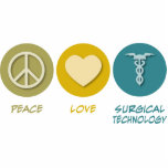 Peace Love Surgical Technology photo sculptures