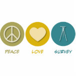 Peace Love Survey photo sculptures