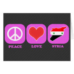 Peace Love Syria cards