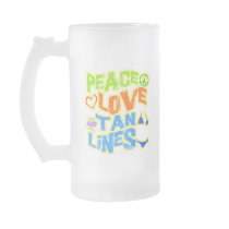 Peace Love Tan Lines Mugs
