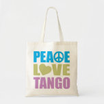 Peace Love Tango Canvas Bag