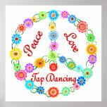 Peace Love Tap Dancing posters