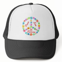 Peace Love Taurus Hat