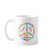 Peace Love Taurus Mug