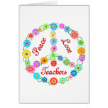 PEACE LOVE TEACHERS cards