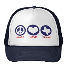 Peace Love Texas Hat