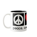 Peace, Love, Thanksgiving Mug