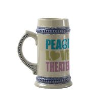 Peace Love Theatre Mugs