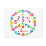 Peace Love Theatre postcards