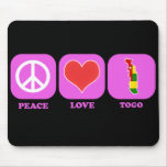 Peace Love Togo mousepads