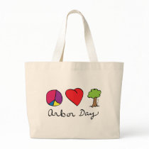 Peace Love & Trees - Arbor Day Bag