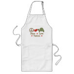 Peace Love Turtles Apron
