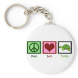 Peace Love Turtles keychains
