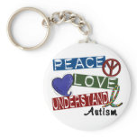 PEACE LOVE UNDERSTAND AUTISM