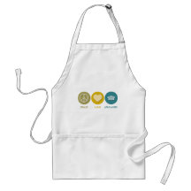 Peace Love Upholstery Apron