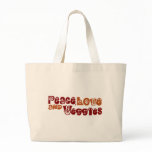 Peace Love Veggies bags