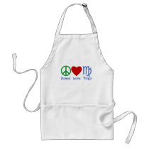 Peace Love Virgo Gifts and Products Aprons