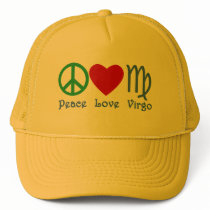 Peace Love Virgo Gifts and Products Hat