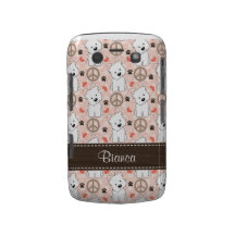 Peace Love Westies Blackberry Bold Case