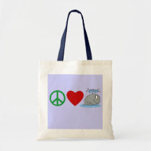 Peace Love Whales T shirts, Travel Mugs, Gifts Canvas Bag