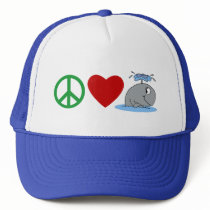 Peace Love Whales T shirts, Travel Mugs, Gifts Mesh Hats