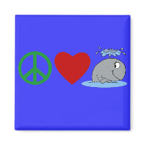 Peace Love Whales T shirts, Travel Mugs, Gifts Magnets