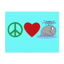 Peace Love Whales T shirts, Travel Mugs, Gifts Postcards