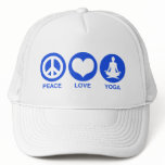 Peace Love Yoga hats