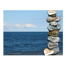 Peace, Luck And Harmony  Postcard