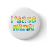 Peace Man Button
