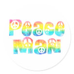 Peace Man Sticker