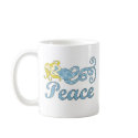 Peace Mermaid Holiday Dreams mugs