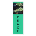 PEACE Mini Bookmarks business cards