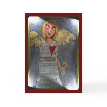 Peace on Earth Angel - Christmas greeting card