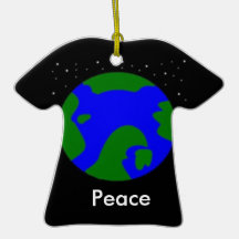 Peace On Earth Christmas Ornaments