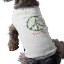 Peace on Earth Doggie Shirt