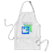 Peace on earth dove design aprons