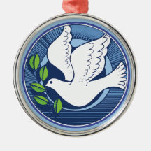 Peace on Earth Dove Ornament