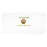 Peace on Earth Good Will Towards Hens Personalized Photo Card