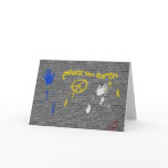 Peace on Earth Graffiti Card