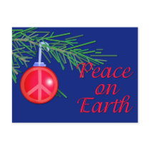 Peace on Earth Holiday Cards and Postcards