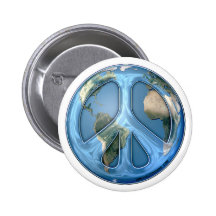 Peace On Earth Pinback Buttons
