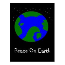 PEACE ON EARTH POST CARD