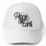 Peace On Earth Script Lite Trucker Hats
